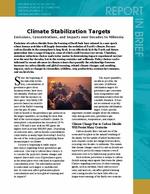 Climate Stabilization Targets